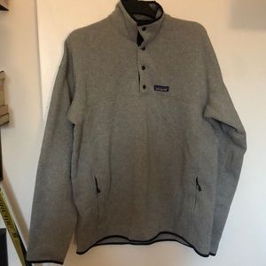 Patagonia men’s pull over.  Better sweater
